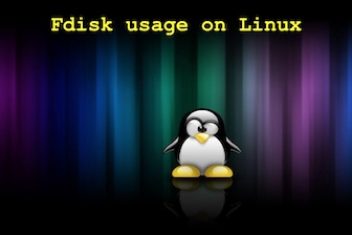 Fdisk usage on Linux