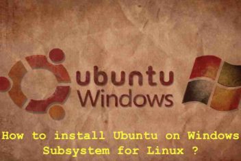 How to install Ubuntu on Windows Subsystem for Linux