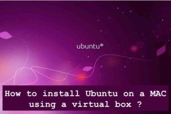 How to install Ubuntu on a MAC using a virtual box