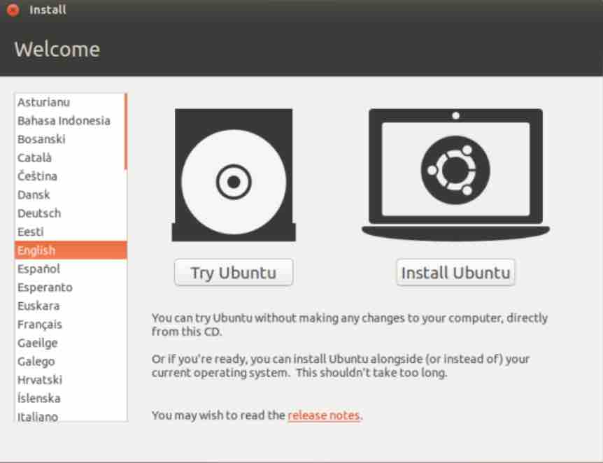 ubuntu installation