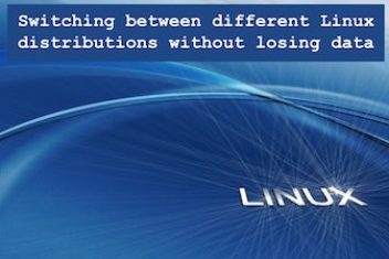 Switching between different Linux distributions without losing data