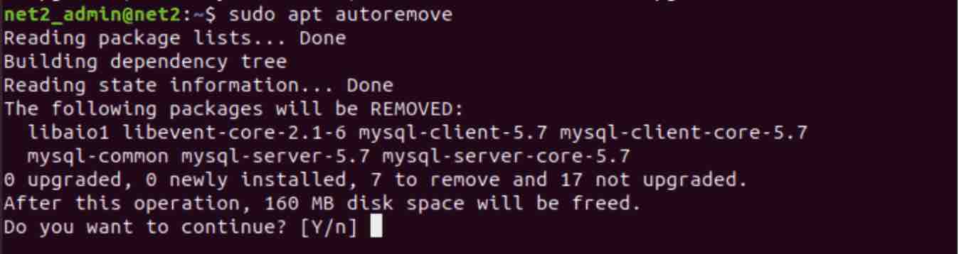 sudo apt autoremove linux mint