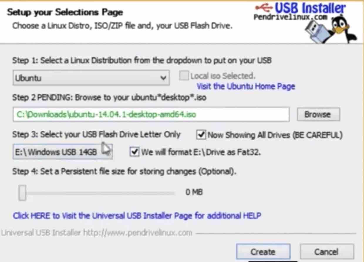 how to install grub on usb from windows