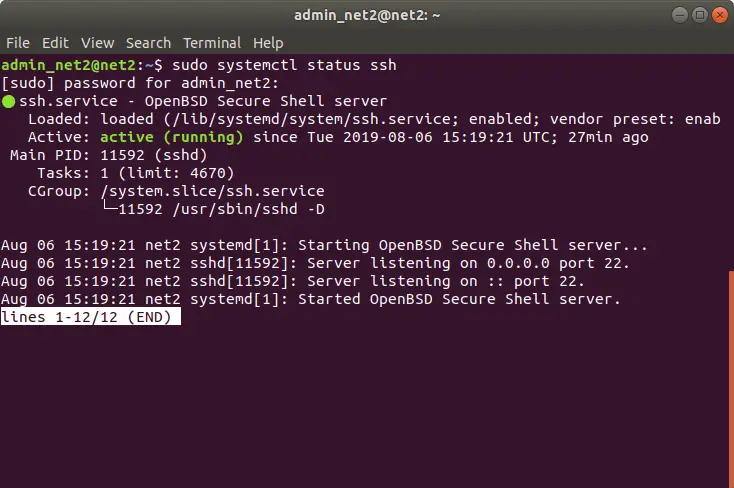 openssh server ubuntu