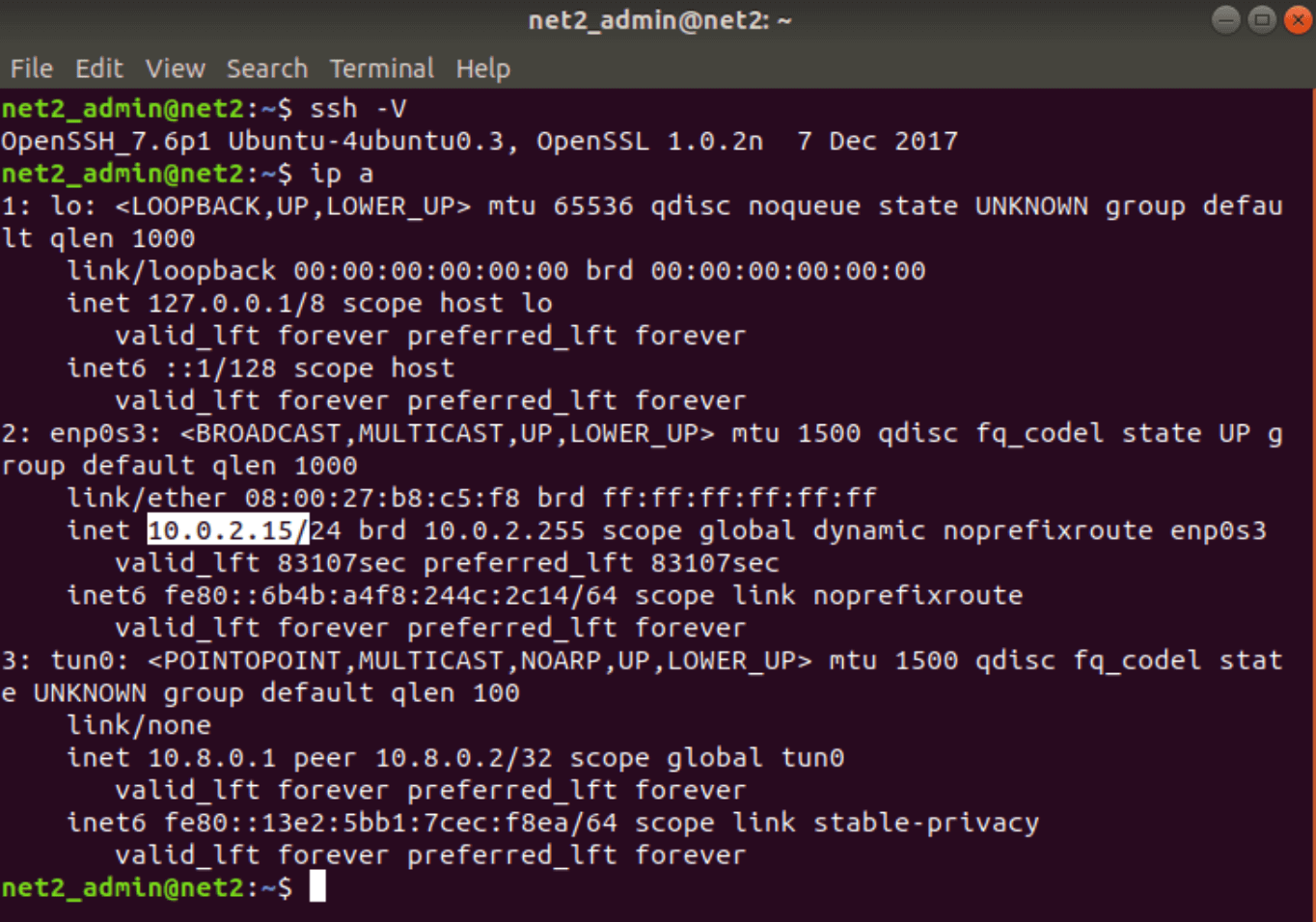 ubuntu openssh