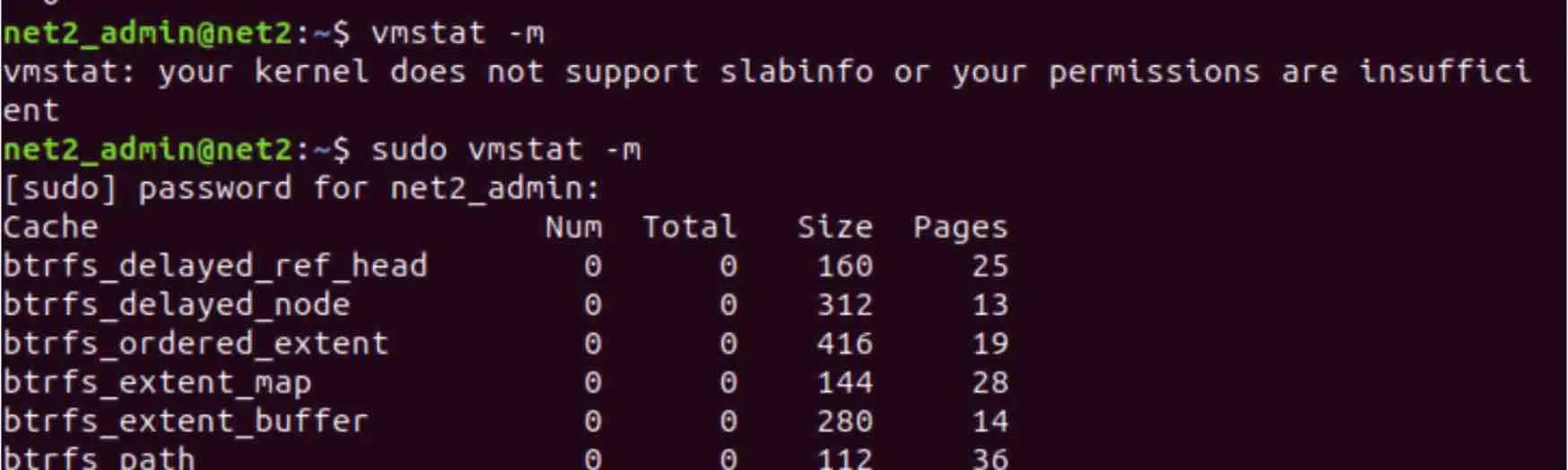 VMSTAT with SLABINFO