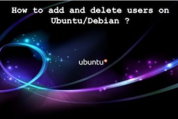 How to add and delete users on Ubuntu/Debian