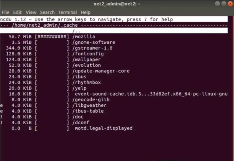 How to find the size of a file or directory on Linux using du and ncdu
