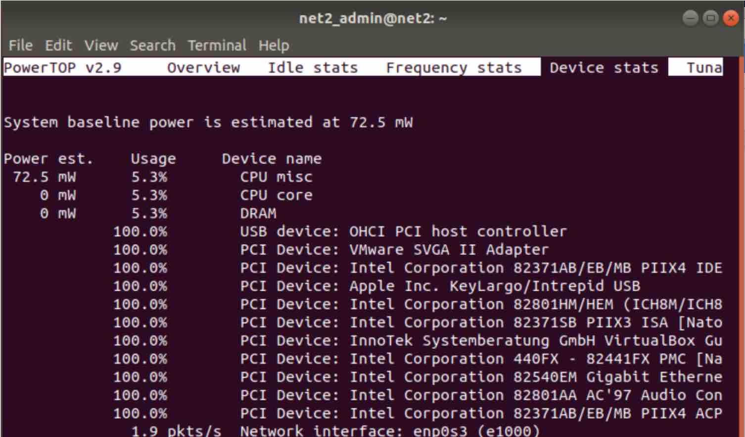 linux battery status