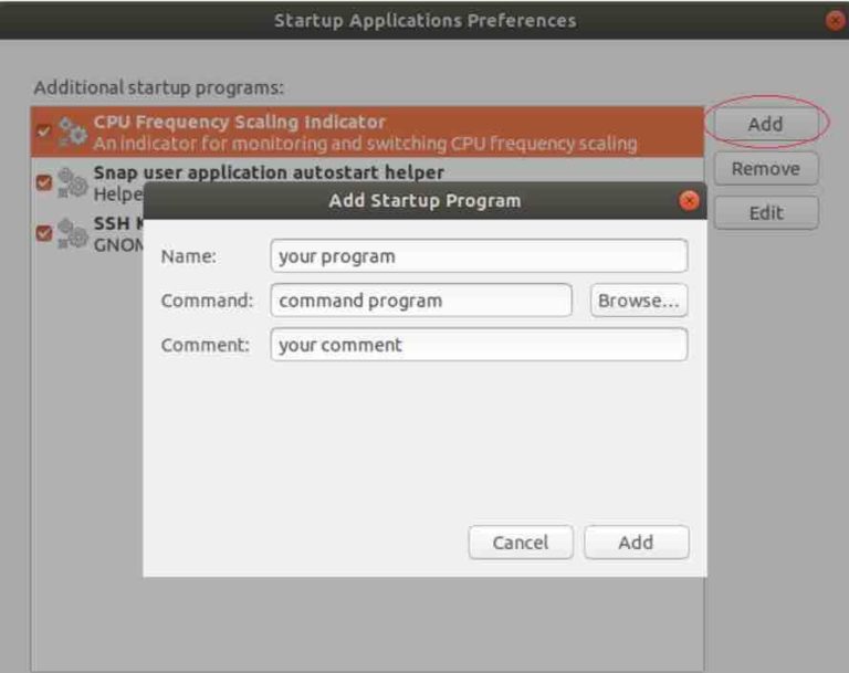 How to run applications at startup on Ubuntu 18.04