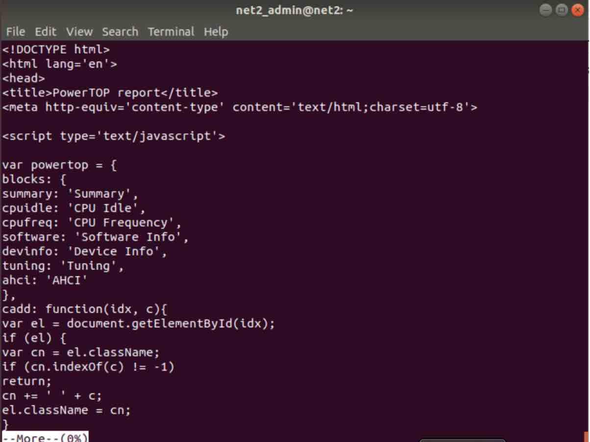 How to display the contents of a text file on the terminal in