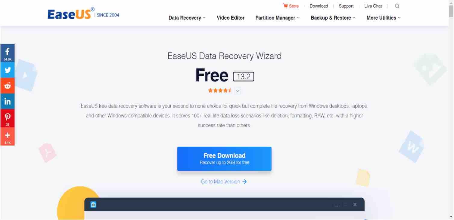 Easeus Data Recovery Wizard Free