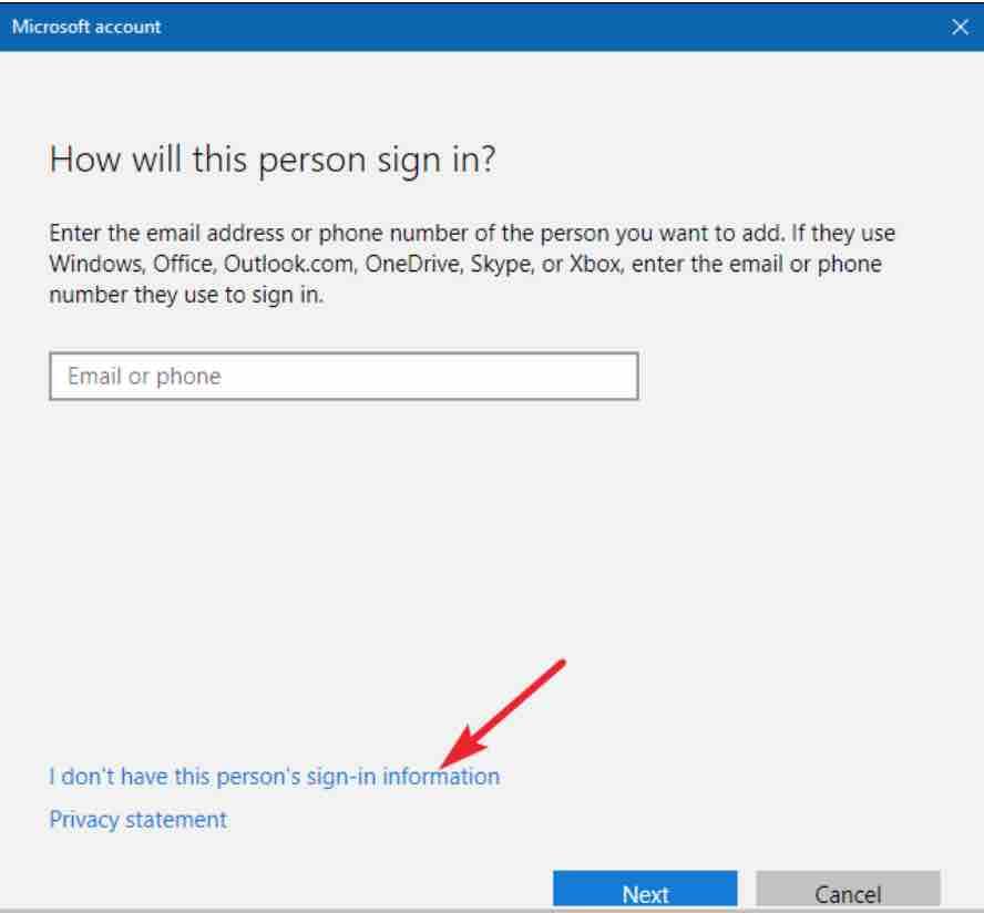 skype without microsoft account windows 10