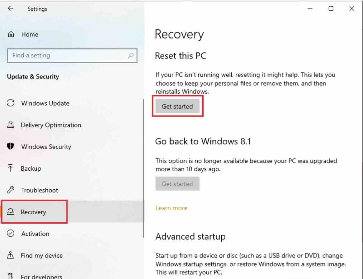 Repair Windows 10 Guide for beginners