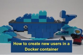 How to create new users in a Docker container?