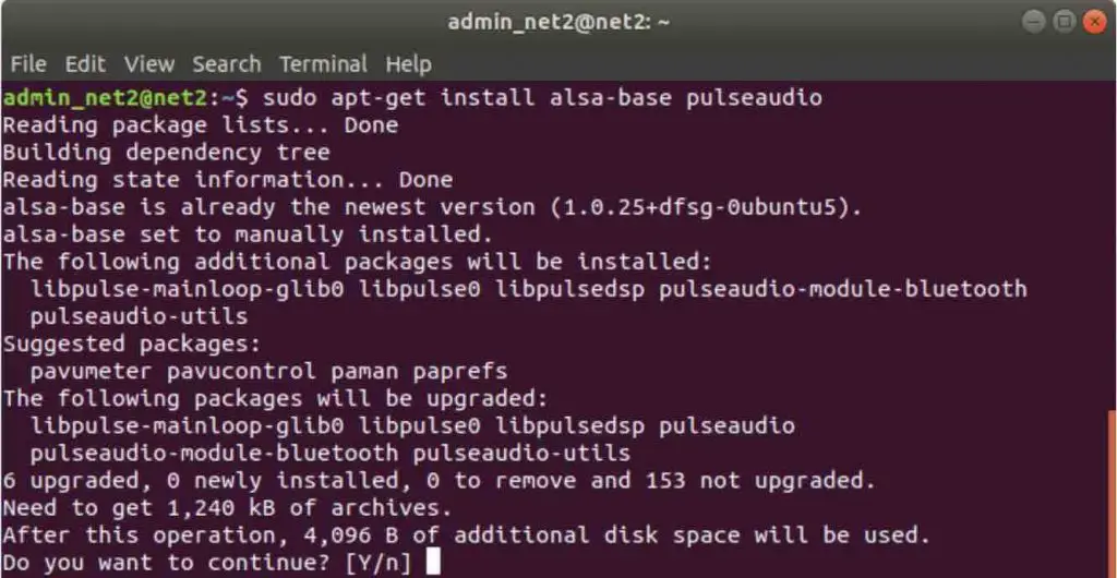 Как удалить alsa в ubuntu