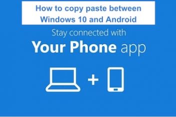 How to copy paste between Windows 10 and Android