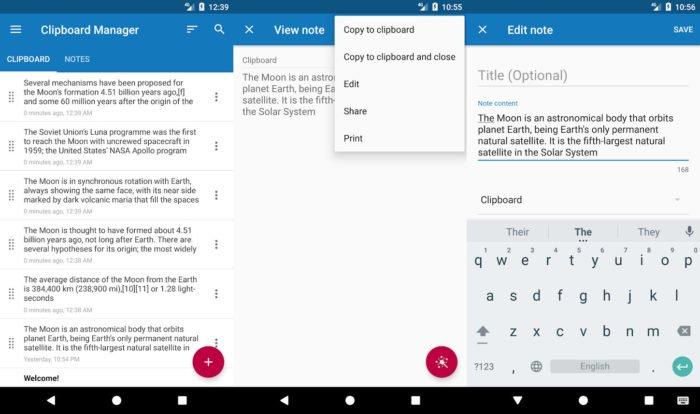 android clipboard manager