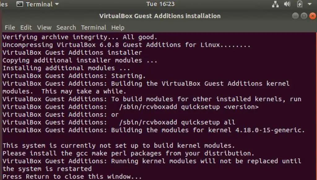 how to use virtualbox in ubuntu 18.04