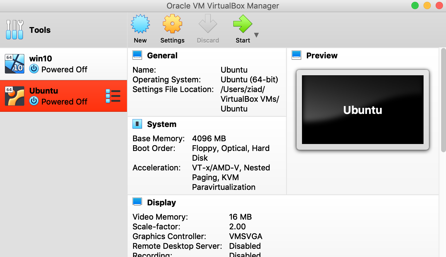 virtualbox access shared folder mac