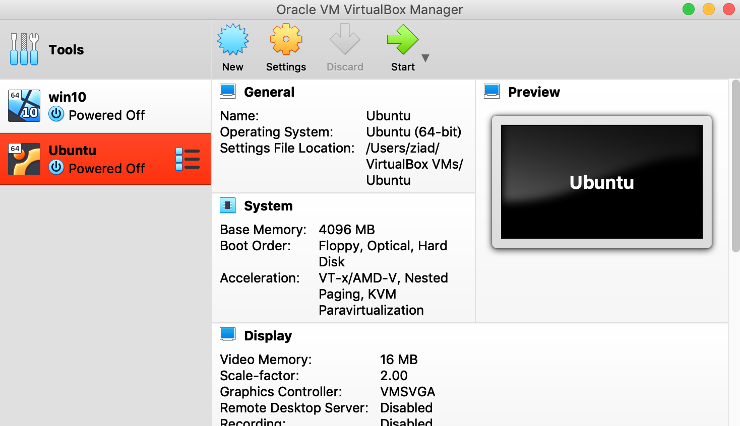 ubuntu virtualbox shared folder