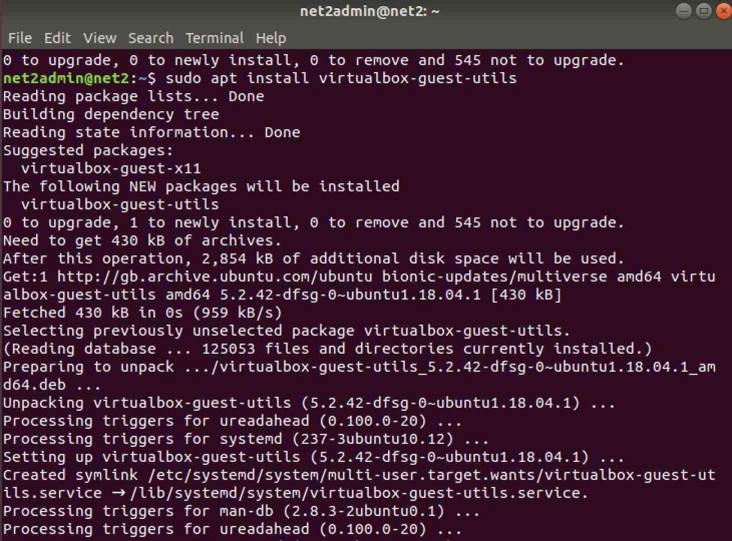 how to open terminal in ubuntu virtualbox