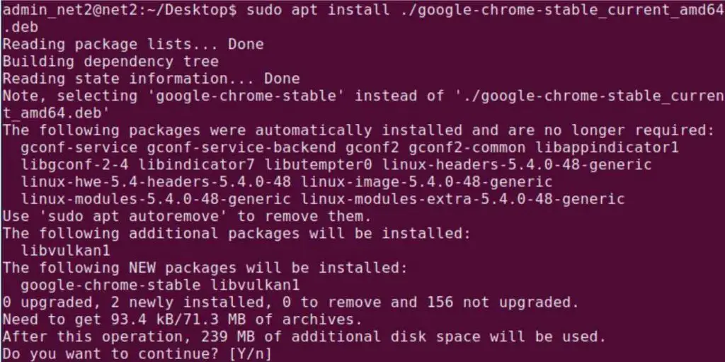 How to install Google Chrome on Ubuntu 20.04