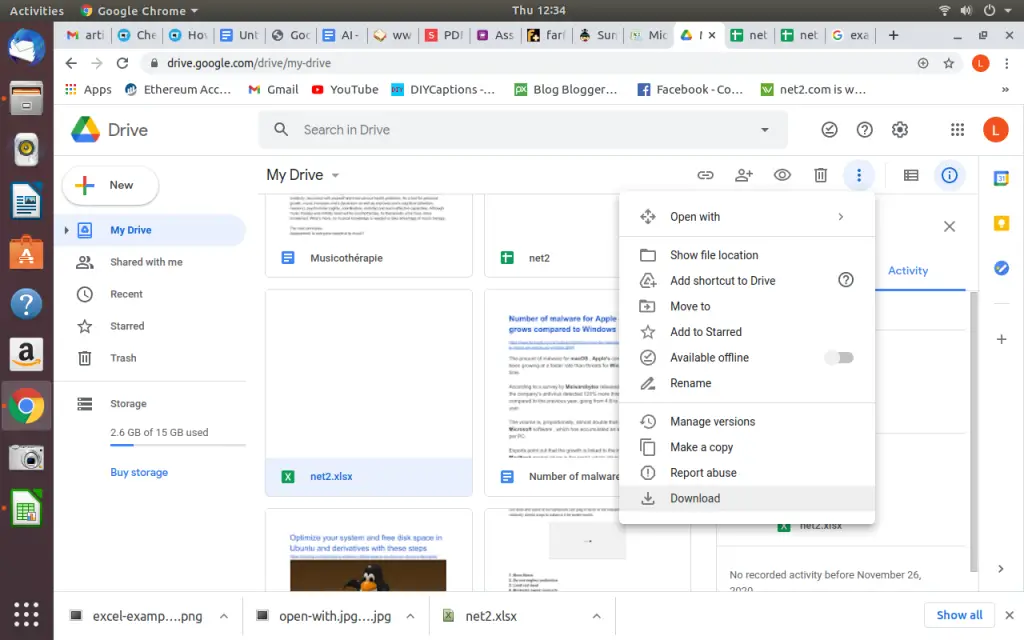 uploading excel to google sheets