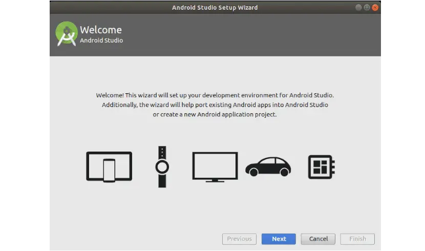 start installation android studio 3.1.4