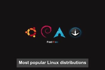 Most popular Linux distributions
