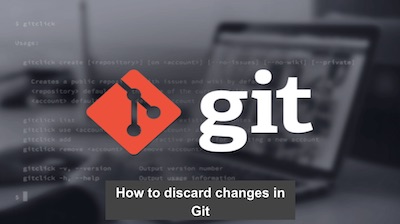 git discard local changes