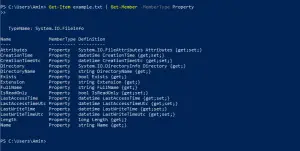 Objects In PowerShell