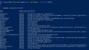Objects In PowerShell