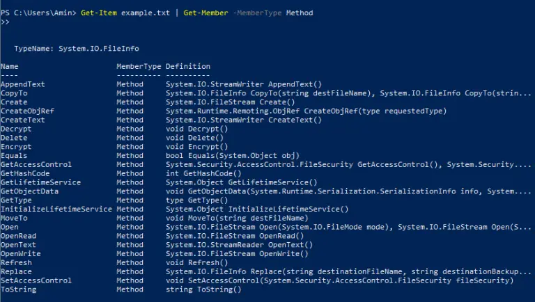 Objects In PowerShell