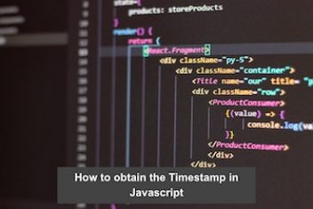 How to obtain the Timestamp in Javascript