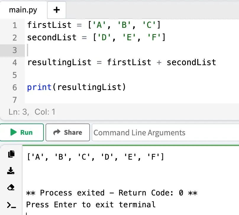 Python Program To Merge Concatenate Two Lists Programming In Python Vrogue 1473