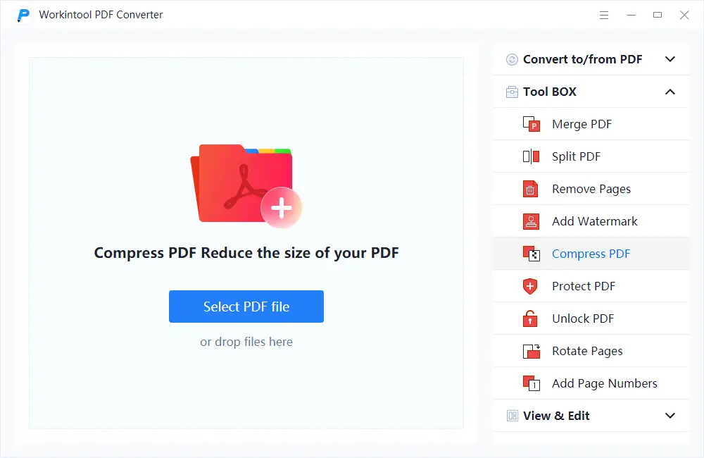 compress PDF