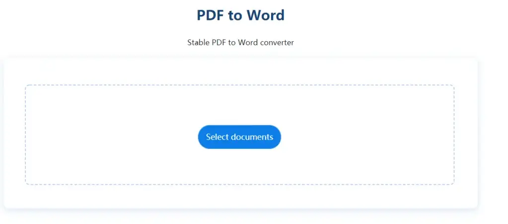 Pdf to word converter online