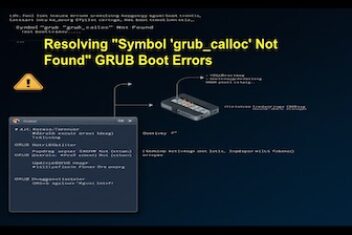 Resolving “Symbol ‘grub_calloc’ Not Found” GRUB Boot Errors