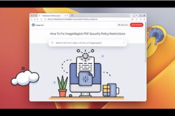 How to fix ImageMagick PDF Security Policy Restrictions